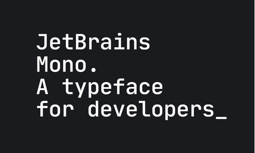 JetBrains Mono font