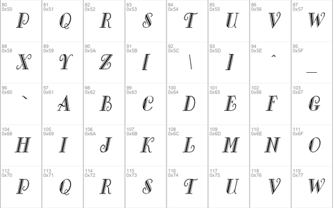 Gallery Condensed Italic