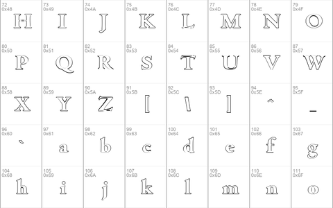 JohnBeckerOutline-ExtraBold Regular