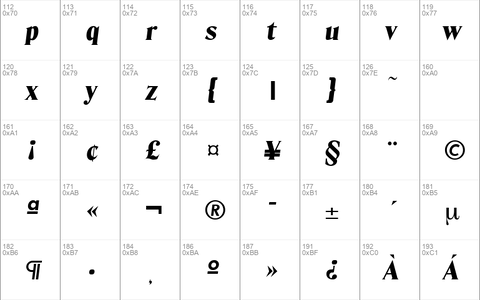 Denver-Serial-Heavy RegularItalic