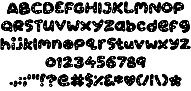 Cookies font