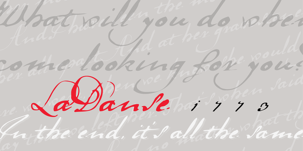 LaDanse font