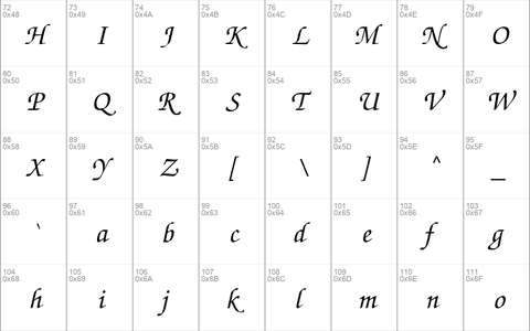 Chancery Script Medium SSi