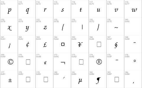 Chancery Script Medium SSi