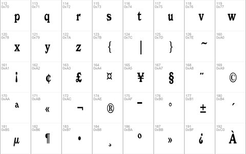 BuckinghamCondensed Regular