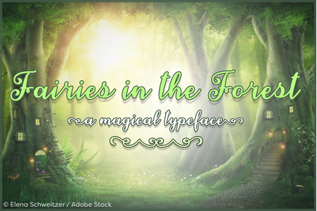 Fairies in the Forest font
