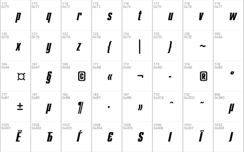 CompactC Bold Italic