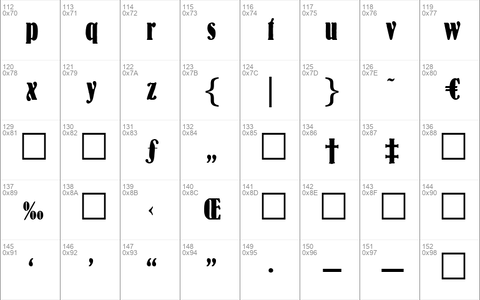 LeonhardBoldCondensed Regular