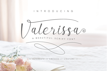 Valerissa Personal Use font