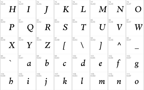 Minister Std Book Italic