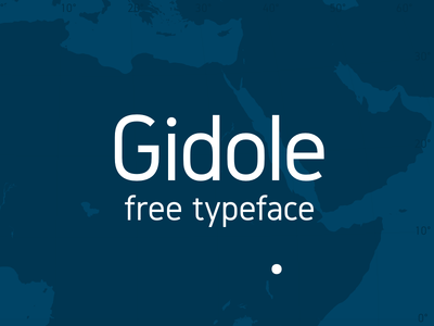 Gidole font