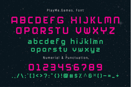 PlayMeGames font