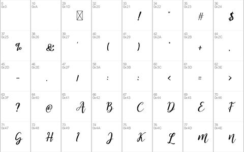 Kitahara Brush Script demo vers