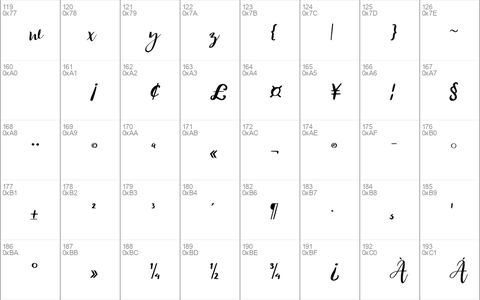 Kitahara Brush Script demo vers