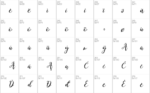 Kitahara Brush Script demo vers