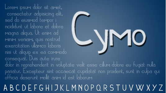 Cymo font