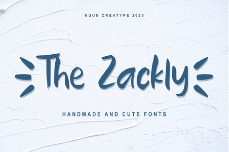 The Zackly font