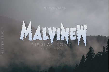 MalvineW font