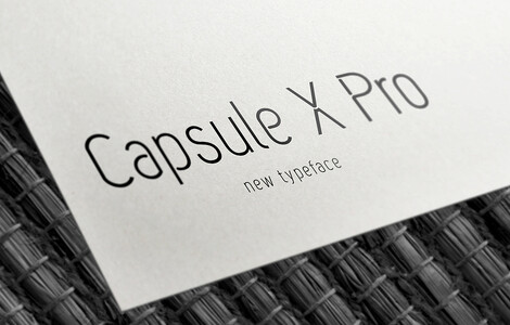 Capsule X Pro Medium font
