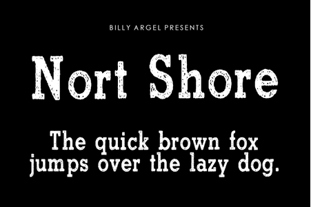North Shore Personal Use font
