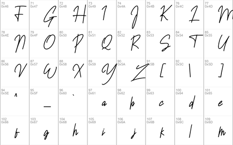 Sansitype Script font