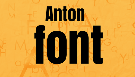 Anton font