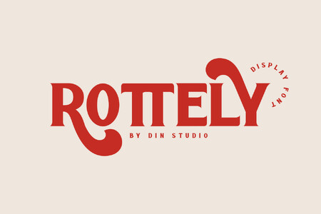 Rottely font