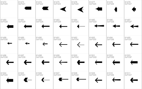 ArrowsW Regular