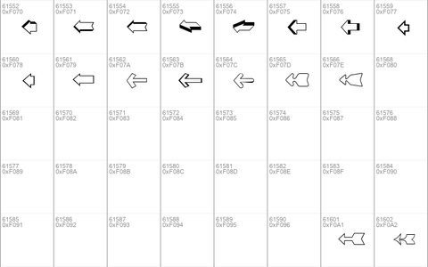 ArrowsW Regular