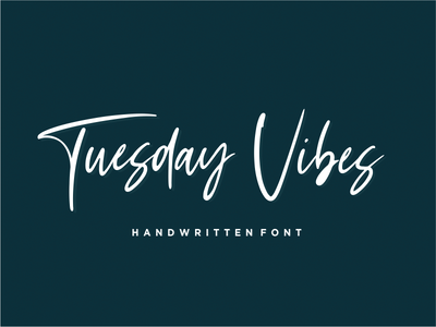 Tuesday Vibes font