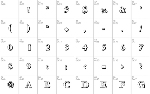 JohnBeckerShadow-ExtraBold Regular