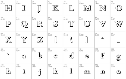 JohnBeckerShadow-ExtraBold Regular