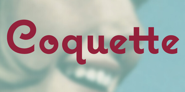 Coquette  font