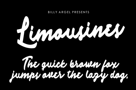 Limousines Personal Use font