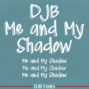 DJB Me and My Shadow Dark font