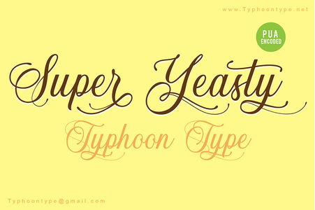 Super Yeasty - Personal Use font