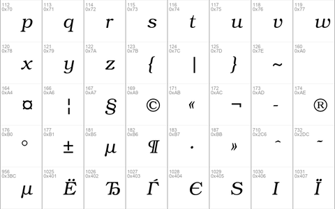 BookmanC Italic