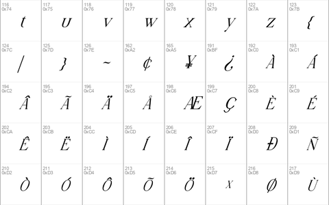 Winchester Italic