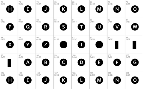 WhitneyIndexBlack-Round-Medium Regular