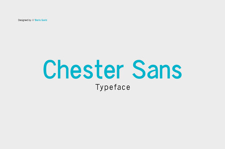 Chester Sans font