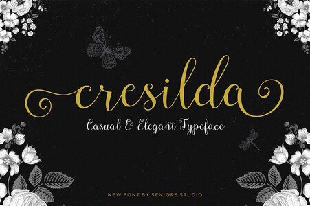 Cresilda Script font