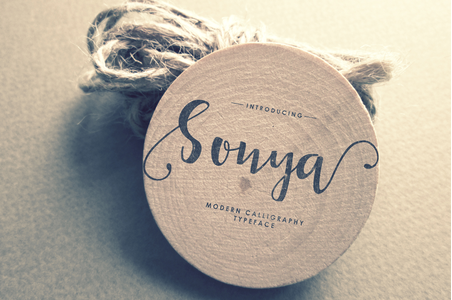 sonya demo version font