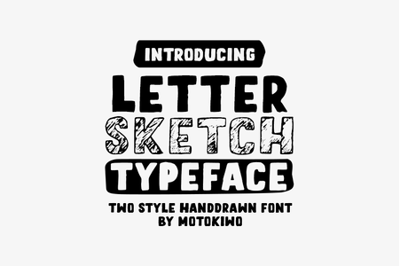 Letter Sketch font