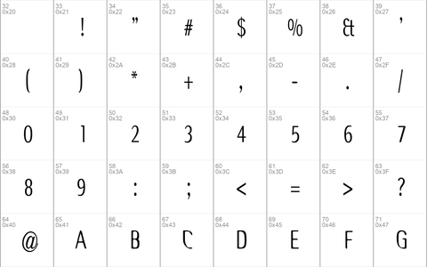 OdysseyCondensed Regular