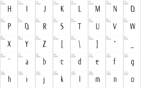 OdysseyCondensed Regular