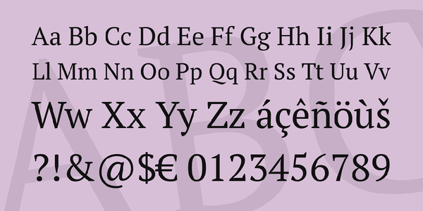 PT Serif font