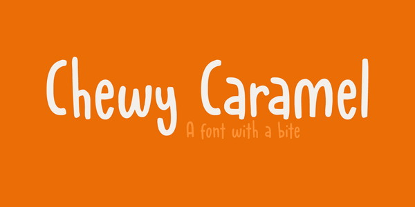 Chewy Caramel DEMO font