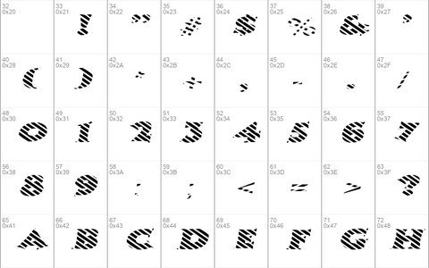 CandyStripeExtended Oblique