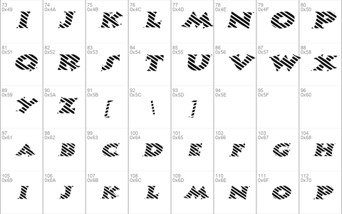 CandyStripeExtended Oblique