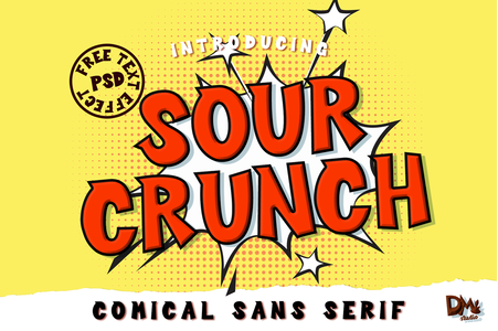 Sour Crunch font